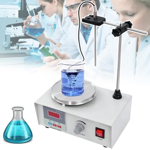Agitador magnético digital para mantener temperatura constante en fluidos de 1000ml
