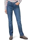 Comfort-Bund (6 cm dehnbar) Walbusch Damen Husky Jeans Light einfarbig Blue Stoned 18
