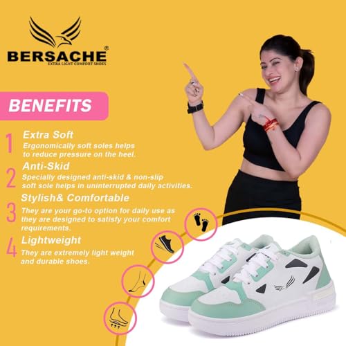 Image of BERSACHE Casual Sneaker| Soft Cushioned Insole, Casuals for Women