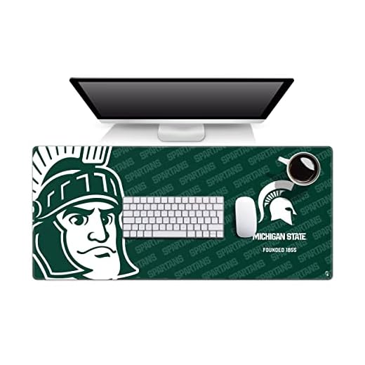 YouTheFan NCAA Michigan State Spartans Logo Series Desk Pad