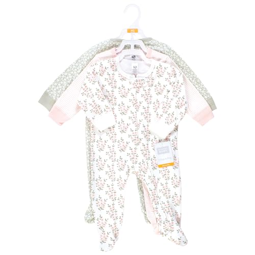 Image of Hudson Baby Baby Cotton Union Suit, 3 Pack