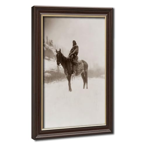 Apsaroke Indian tableau Curtis 1908 parfait pour décorer un bureau