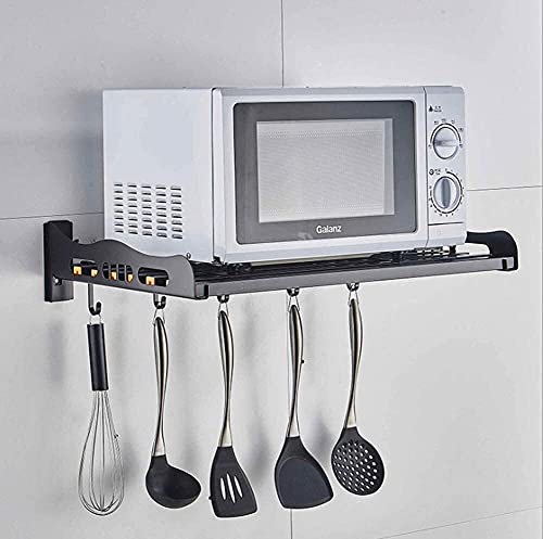 Support mural micro-onde pour optimiser une petite cuisine
