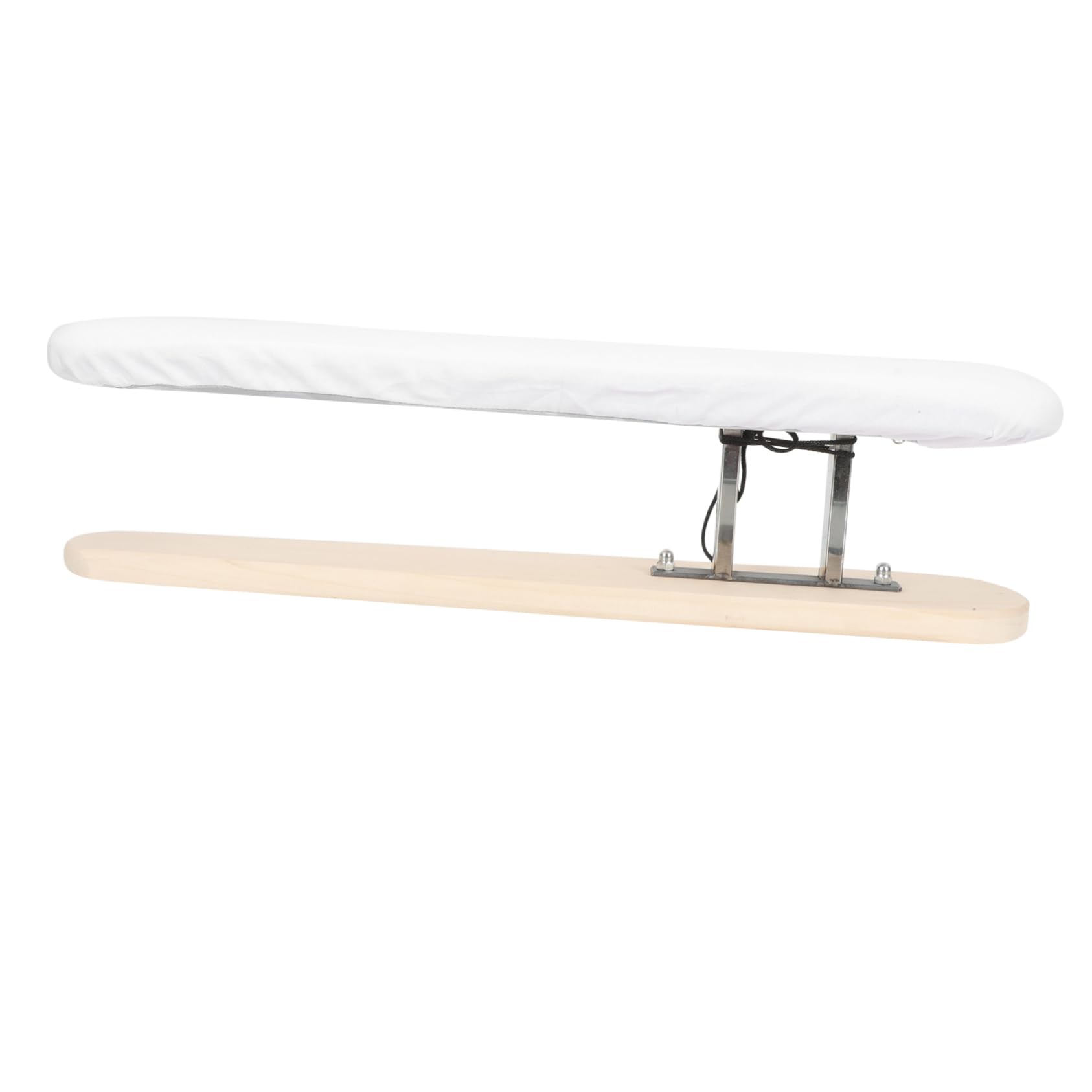 Mikinona Tabla de Planchar de Madera Almohadilla de Color Claro para Ropa, Soporte Compacto y Diseño Razonable para Uso Doméstico y Prendas Delicadas
