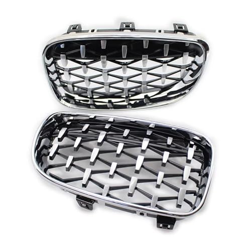 Calandre BMW E81 E87 E82 E88 remplacer grilles usées par calandre double lamelle noir chrome - 5