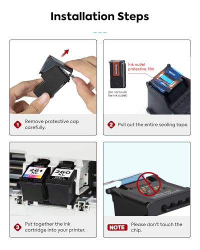 Image of 260XL 261XL Ink Cartridge Replacement for Canon 260 and 261 XL 1-Pack Color