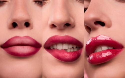 Pupa Vamp! Marker Duo Pintalabios + brillo de labios con ácido hialurónico – 3 en 1 para definir, rellenar y colorear, contorno de labios – Disponible en 9 colores (005 Cherry Granita) - imagen 3