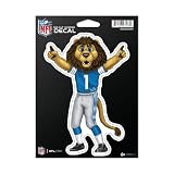 Uniquely Original NFL Football Detroit Lions Mascot Design 5" x 7" Vinyl Die-Cut Decal - Car/Truck/Home Accessory