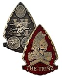 Navy Seal Team Six The Tribe Red Squadron SEALS DEVGRU SOCOM Challenge Coin Size: 3.5' x 2.5'
