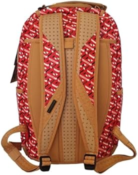 SPRAYGROUND Mochila 910B5432NSZ 3DSG edição limitada vermelha bege