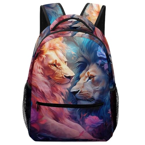 Sac à dos pour garçon lion cool cartable enfant idéal pour la maternelle et l'école