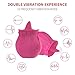 2023 New Rosed Shape Pleasure Adult Toy Clitoralis Stimulator for Women Hoodies Waterproof Sucker Wedding Gifts Tool Red luwm08