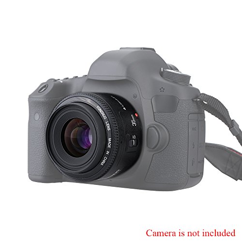 Image of YONGNUO YN35mm F2 Lens 1:2 AF /MF Wide-Angle Fixed /Prime Auto Focus Lens for Canon EF Mount EOS Camera