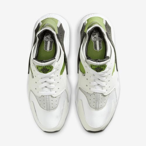 Nike Air Huarache Women's Shoes (DH4439-114, White/Wolf Grey/Chlorophyll/Black) Size 64