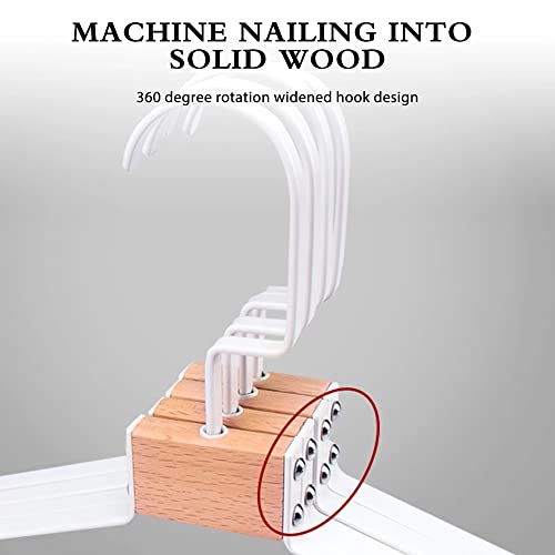 Cintre en bois pour utilisation humide et sèche dans le dressing moderne