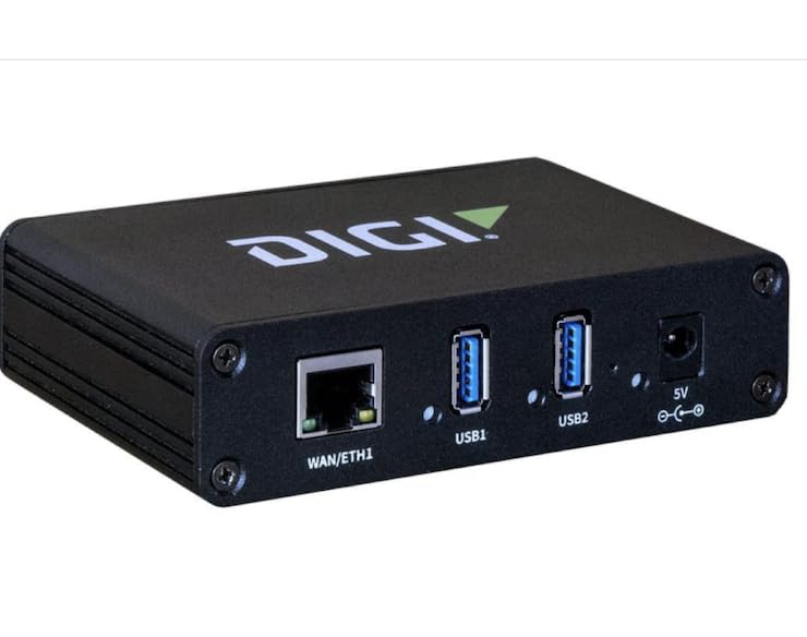 AW02-G300-GLB, Ethernet Modules Kit, AnywhereUSB 2 Plus, 2 Port USB Over IP Remote USB 3.1 Hub with 2 Type A USB connectors, 10/100/1G Ethernet