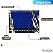 Tenedos Premium Quality 2x2 Cobalt Blue Square Pattern Porcelain Mosaic Tile (Not Peel and Stick) for Kitchen Backsplash Pool Bathroom Wall Accent Wall((1 Sheet))