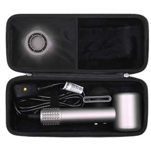 Hair Dryer Case for aowoka/SHRATE/YSATERY/Alloom/Cosy Companions/wavytalk/Tideway - Hard Travel Protective Carrying Storage Bag (Black)