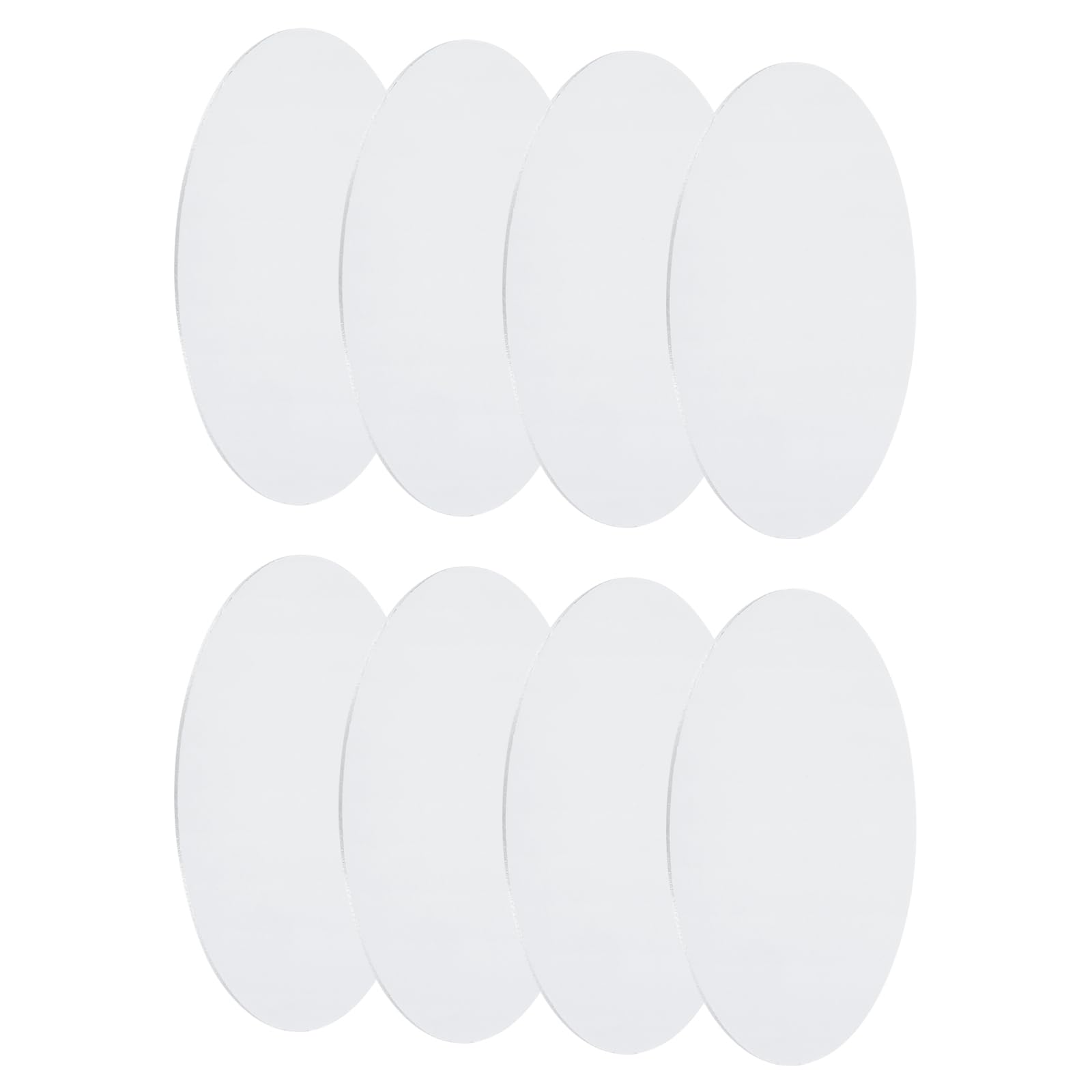 uxcell 8Pcs Aluminum Disc, 6"(150mm) Diameter 0.04"(1mm) Thickness Round Aluminum Sheets 1060 Aluminum Circle Plates for Metal Stamping