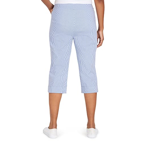 Alfred Dunner Women's Stripe Allure Clamdigger2