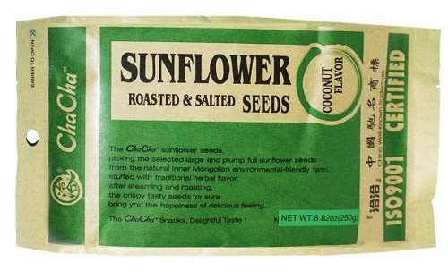 Miniatura 5 de Semillas de girasol tostadas ChaCha (sabor mezclado, una caja, 3 sabores, cada sabor 2 bolsas, total 6 bolsas) Plus NineChef Brand Long Handel Spoon