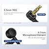 NEEWER ø9.7mm Lavalier Microphone (2 Pack), 3.5mm TRS Clip On Lapel Wired Omnidirectional Condenser Lav Mic with 1.5m Cable & Windscreen for Video Recording, Vlogging, Filming, LM10 #4