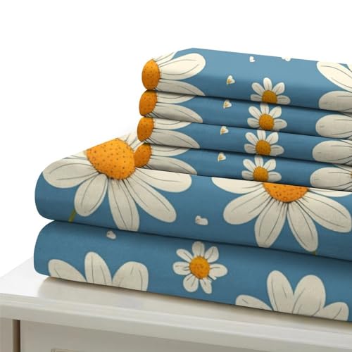 Parure de lit 3pcs microfibre fleurs 3D haute densité double 200x200cm