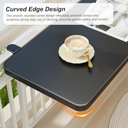 Estante extensor plegable de madera para alféizar de ventana y encimeras sin taladro 6