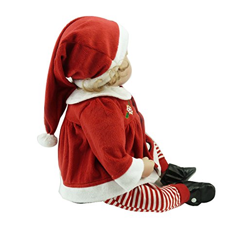 YIHANGG Silikon Vinyl Reborn Weihnachten Baby Puppe Realistische Mädchen Babys Puppen 22 Zoll 56 cm Lebensechte Prinzessin Kinder Spielzeug Kinder Geburtstagsgeschenk – Bild 4