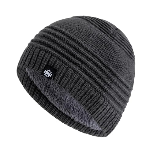Gorro con forro de piel para paseos de invierno y actividades en la nieve