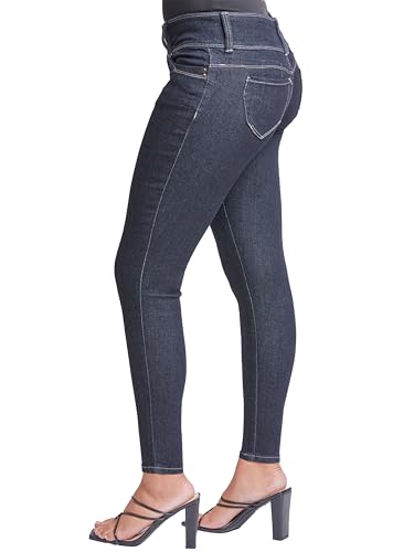 YMI Women’s Sustainable Wannabettabutt Skinny Jeans2