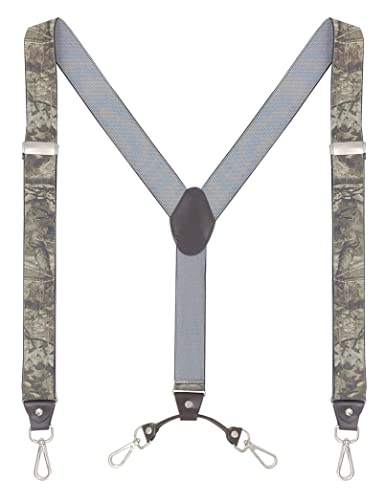 Image of Men's Suspenders with Swivel Hooks and Adjustable Braces, Suitable for Heavy Duty, Big and Tall