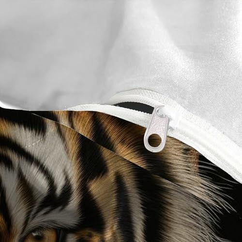 Housse de couette tigre 3D douce de qualité supérieure 260x220 - 5