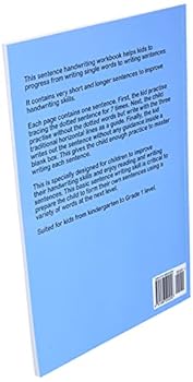 Paperback Sentence Tracing Practice Workbook: Sentence Handwriting Practice For Kindergarten And Grade 1 Kids (Trace And Write Sentence Practice Workbook Series) Book