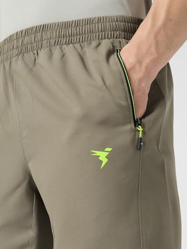 Image of TECHNOSPORT Men Solid Slim Fit Sports Shorts Techno LITE UPF50+ Polyester Mid Rise Drawstring Shorts Pant for Men Gym Workout Running Cricket Casual Quick Dry