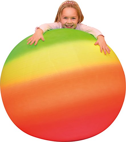 Preisvergleich Produktbild EDUPLAY 170328 Gymnastikball, Neon, 100 cm