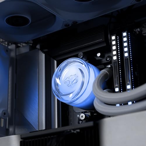 Image of iBUYPOWER AW4 360mm Radiator CPU AIO Liquid Cooler, 3X 120mm Core Fans, RGB Display, Fan Speed 700-2000 RPM, Airflow Volume 65 CFM, Intel 1700 /1150 /1151, AMD AM5 /AM4 - White
