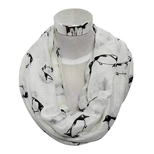 Écharpe boucle imprimée femme foulard tube dames imprimé mignon cou