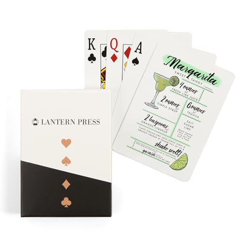 Lantern Press Margarita, baraja de 52 cartas póker