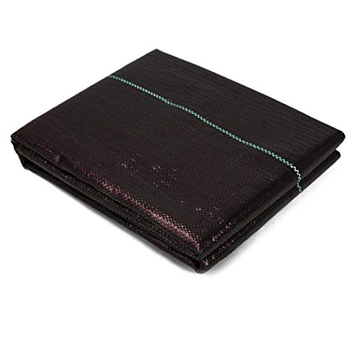 WY 2m x 10m 100gsm Heavy Duty Forrado Weed Control de Tela Paisaje de Tierra Cubierta de Membrana 2x10m for su Uso en Patios, jardín, macizos de Flores