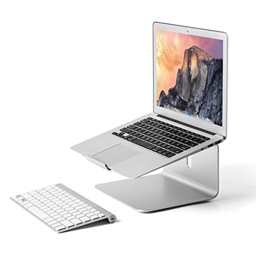 Soporte para computadora portátil giratorio de escritorio en aluminio 5