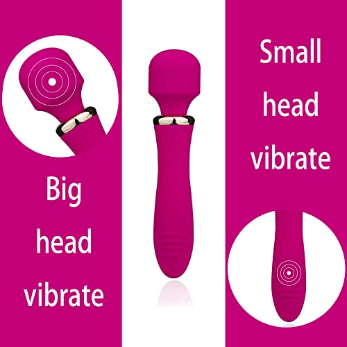 Wand Vibrator For Women,[Both Ends Vibrate],Handheld Personal Massager For Women Cordless, Rechargeable Portable Waterproof Quiet, Cordless-Wand-Massager, Clit Stimulate Adult Toys Small Vibrator #TOP1