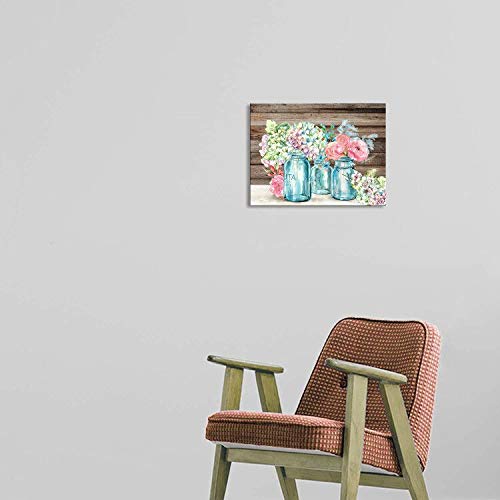 LKY ART Wall Art 3 Panel Red Tree Oil Painting Abstract Art Wall