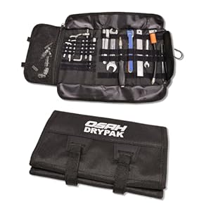 Greanthour Greantour Paquete de Herramientas,Estuche Organizador Herramientas Bolso,Accesorios de Motocicleta Off Road Bicicleta Harley UTV (Herramientas No Incluidas) – Negro