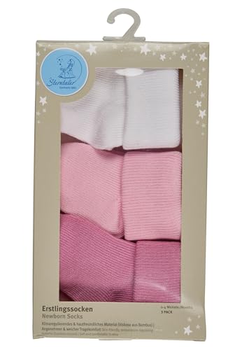 Calcetines Sterntaler Erstlingssocken de algodón transpirable unisex pack de 3 6