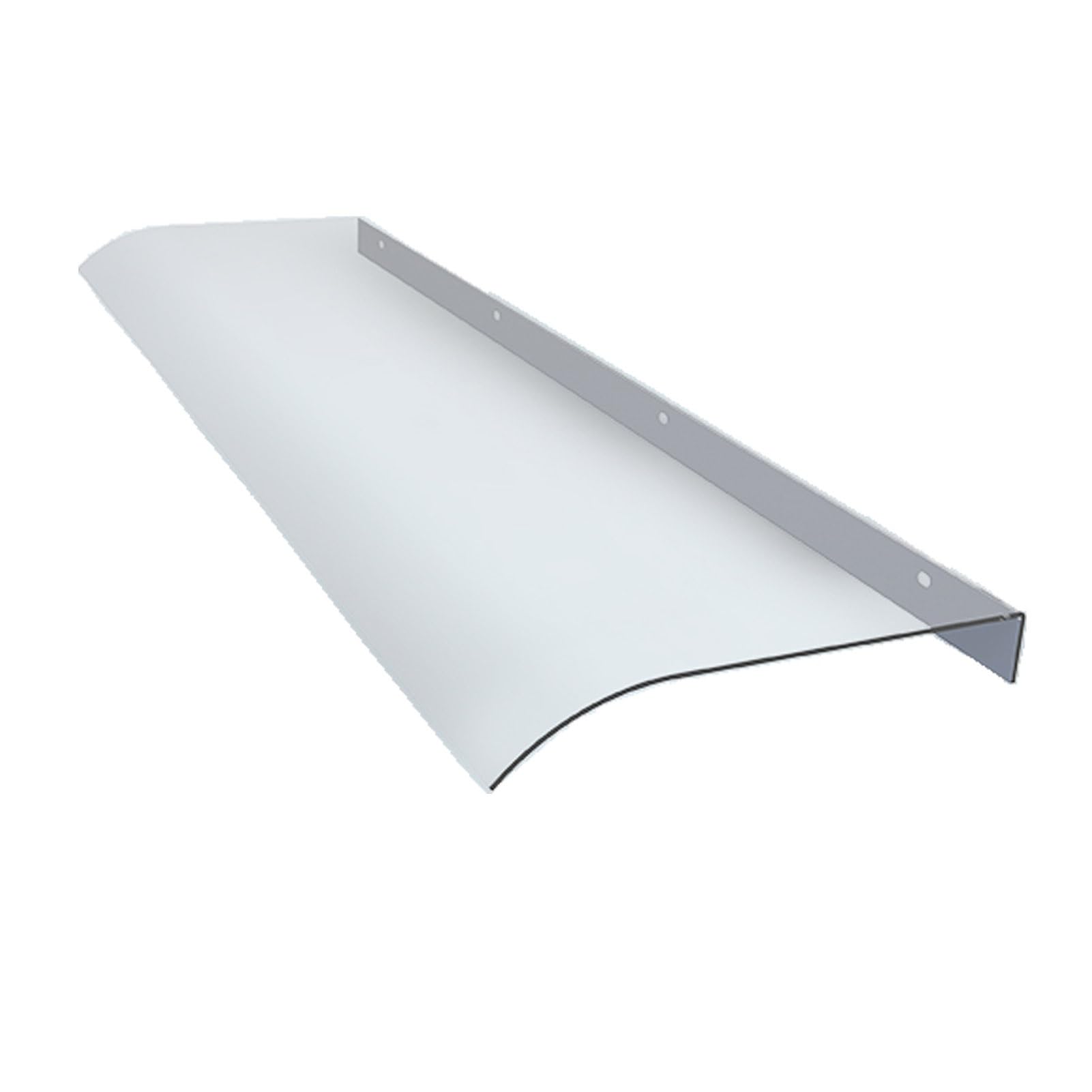 GJZQDKX Durable Transparent Polycarbonate Door Canopy 40x100cm - Weatherproof Front Door Awning for Rain & Sun Protection, Easy Install Outdoor Shelter, Stylish Patio Cover, Entryway Shade