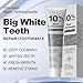 Hydroxyapatite Toothpaste, 2026 New Upgraded Formula 10% Nano-Hydroxyapatite Toothpaste Strengthens Enamel, Fluoride-Free Toothpastes with Gentle on Sensitive Teeth and Freshens Breath(4.23oz, 2Pcs)