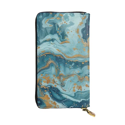 Portefeuille en cuir sécurisé contre la perte pour téléphone portable et monnaie avec zip femme