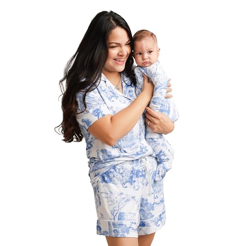 Zack & Gio Designs Bamboo Viscose Pajama Sets for Women 2 Piece &ndash; Comfy PJ Shorts & Top Loungewear...