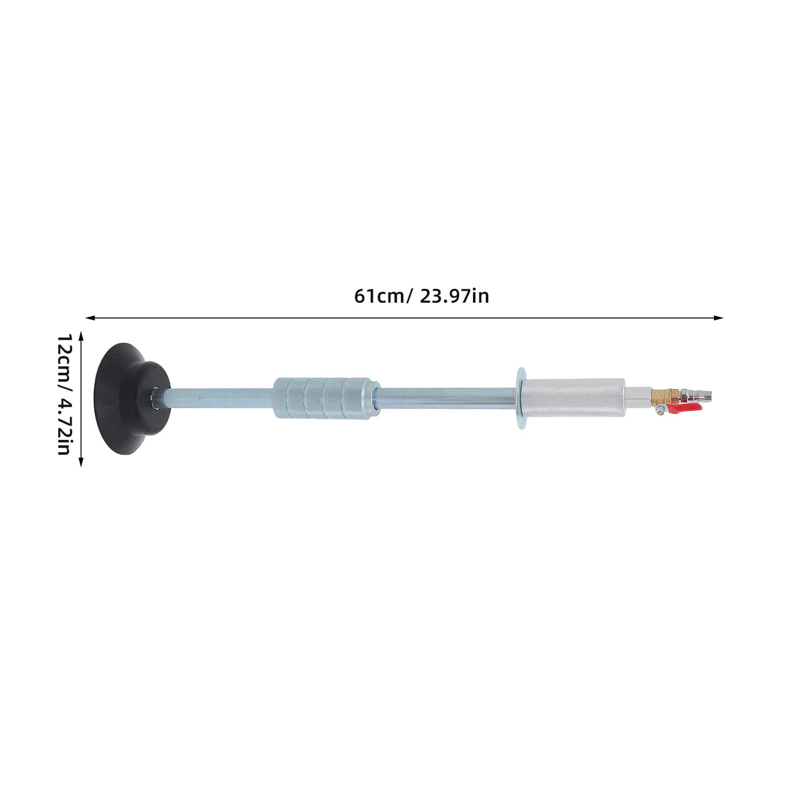 ULTECHNOVO Extracteur de Bosses Pneumatique Voiture Ventouse Métallique, Marteau à Inertie Moyen, Outil de Débosselage Carrosserie pour Réparation DIY Rapide et Entretien Véhicule